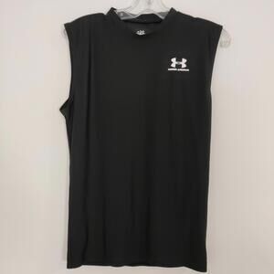 Under Armour Men's Black Muscle Tank Top Size XL Athletic Gym Fitness